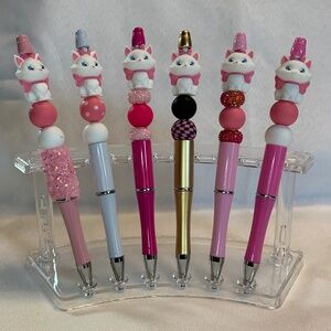 NEW! Handmade Decorated Pens! 5 Piece Set! You Get One!  Your Choice!